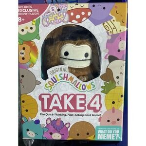 Squishmallow Take 4 The Quick Thinking Fast‎ Acting Card Game 8+